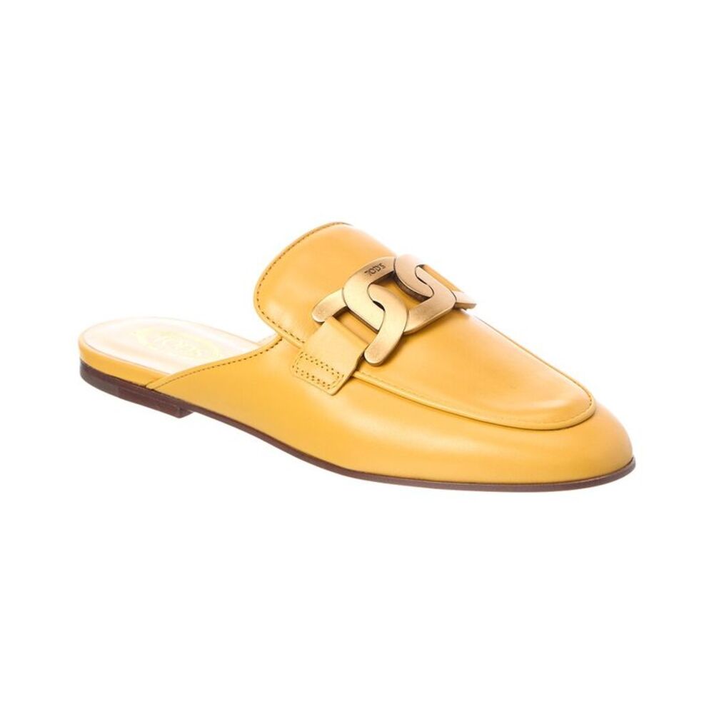 Tod’S Leather Mule, Yellow